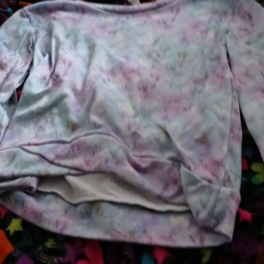 Purple and blue shirt